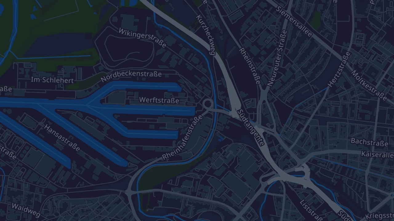 Karte von Karlsruhe