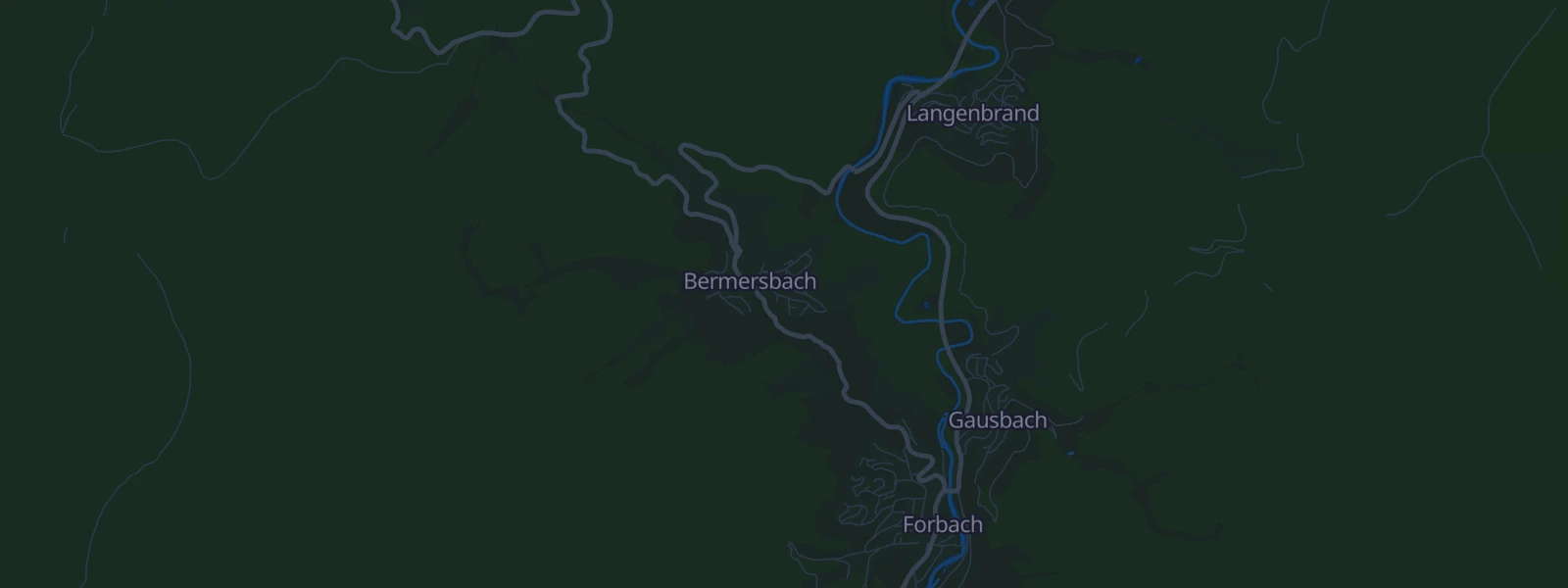 Karte von Bermersbach