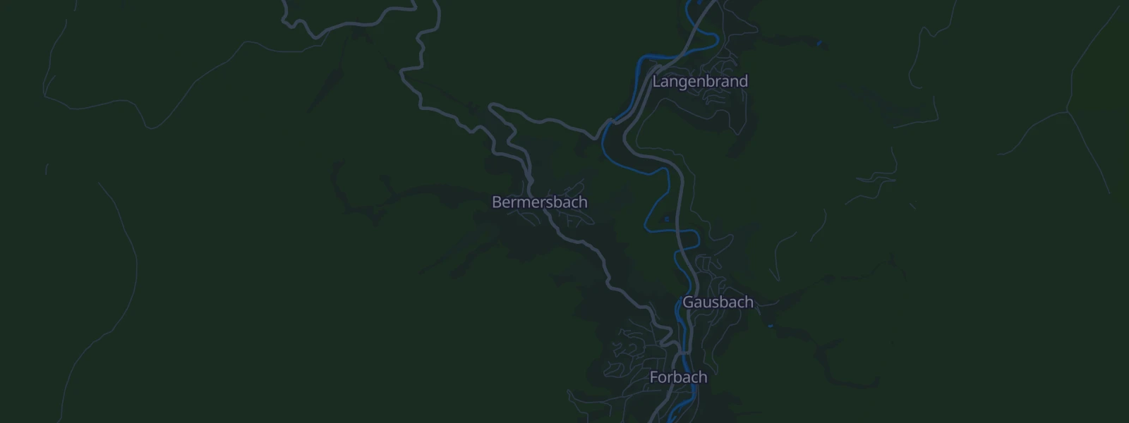 Karte von Forbach-Bermersbach