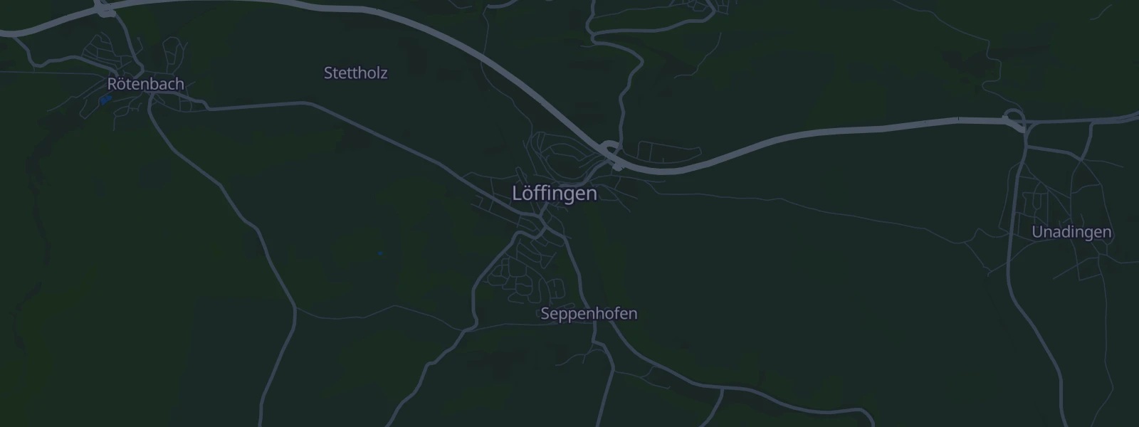 Karte von Löffingen (Kernstadt)