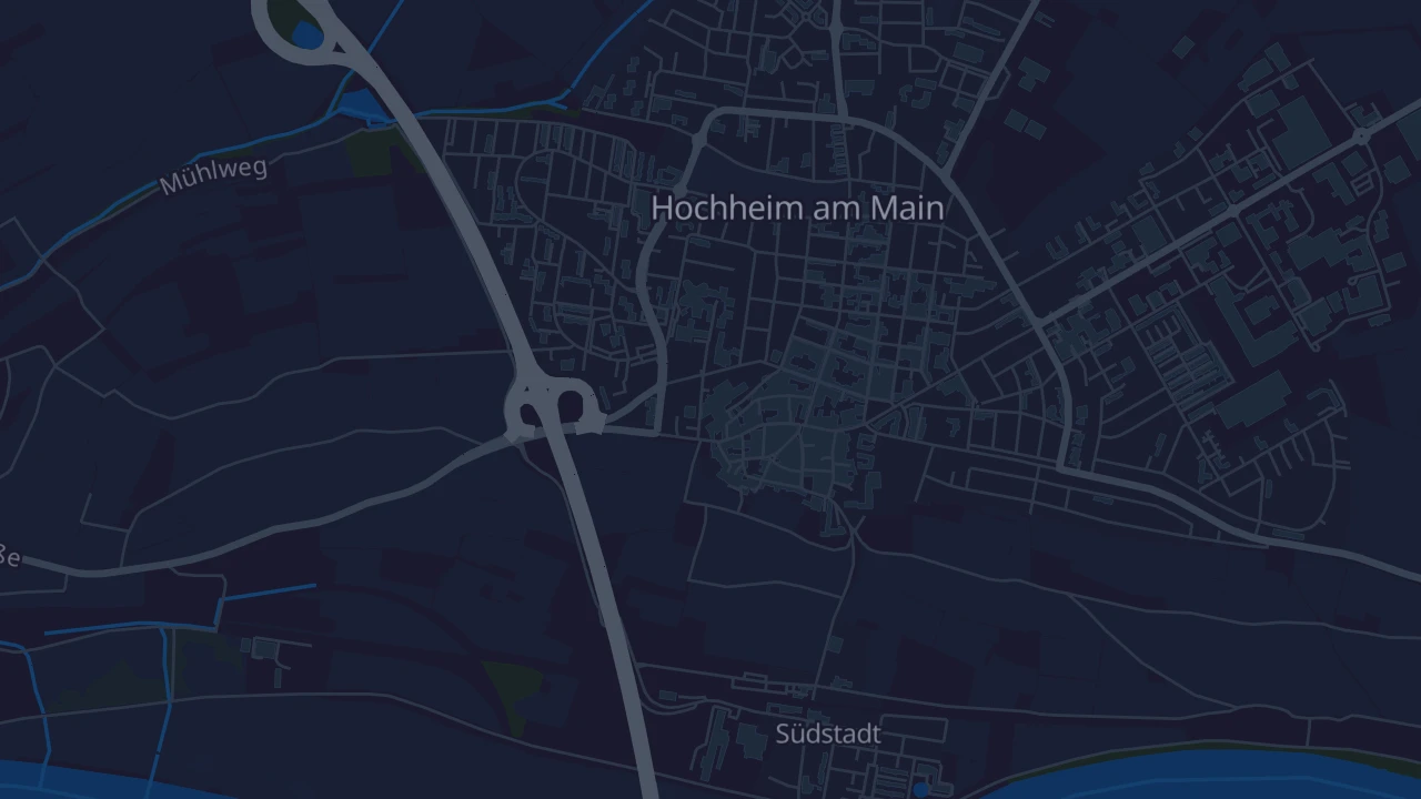 Karte von Hochheim am Main
