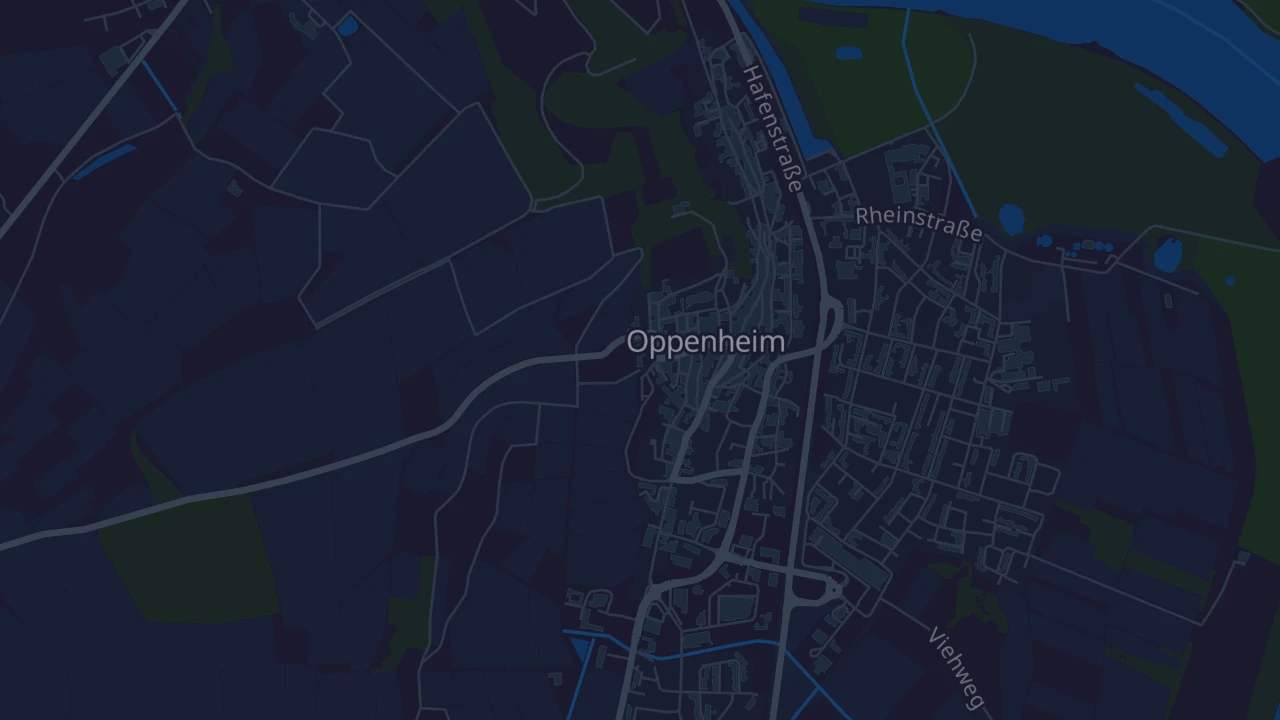 Karte von Oppenheim