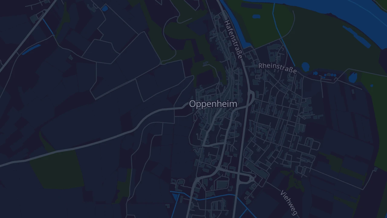 Karte von Oppenheim