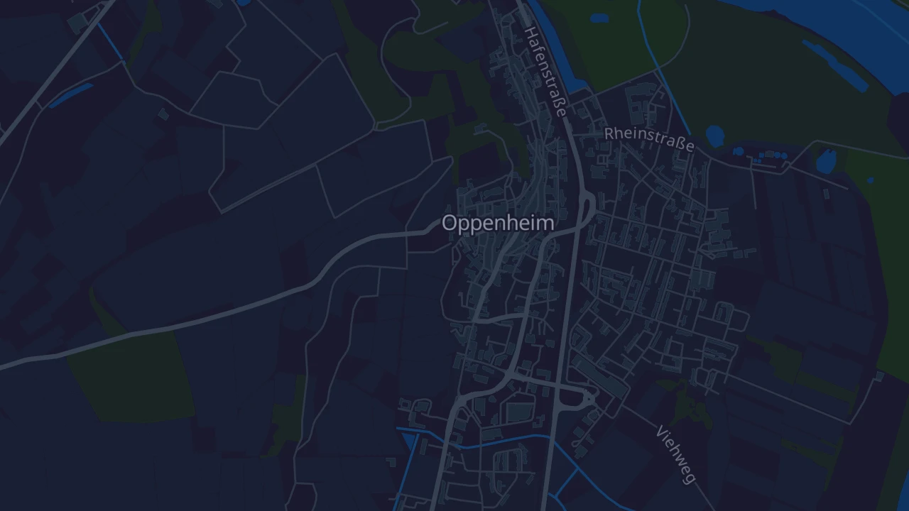 Karte von Oppenheim
