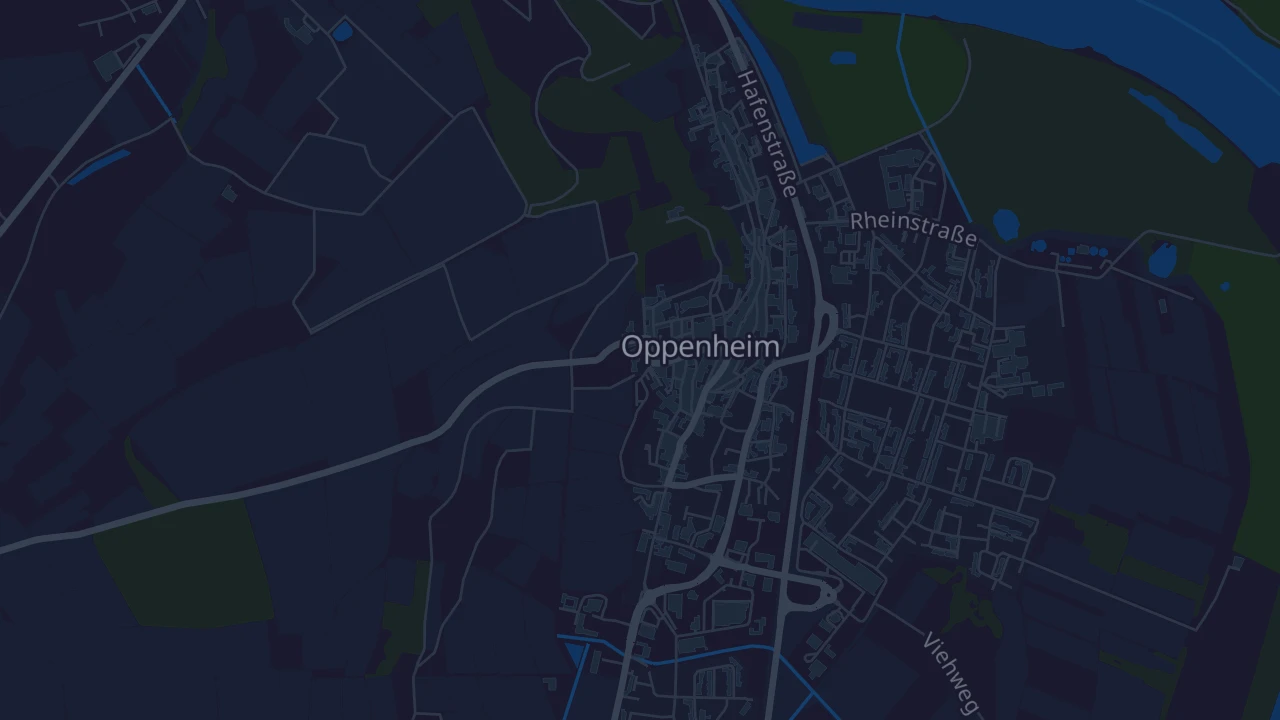 Karte von Oppenheim