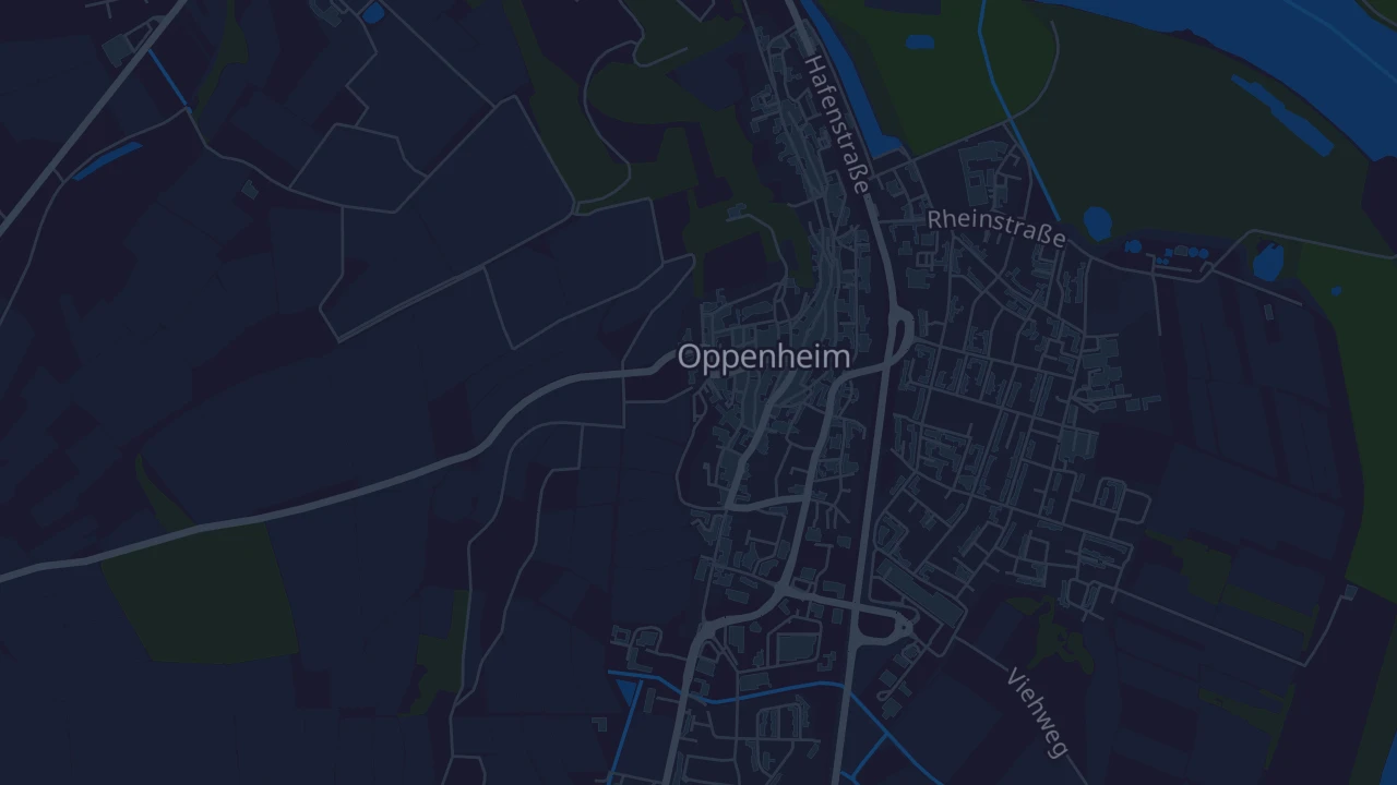 Karte von Oppenheim