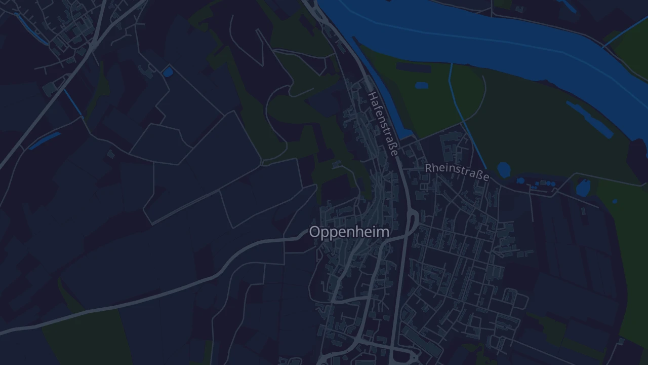 Karte von Oppenheim