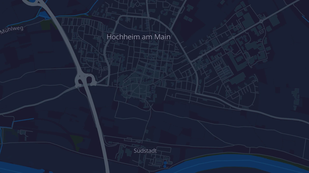 Karte von Hochheim am Main