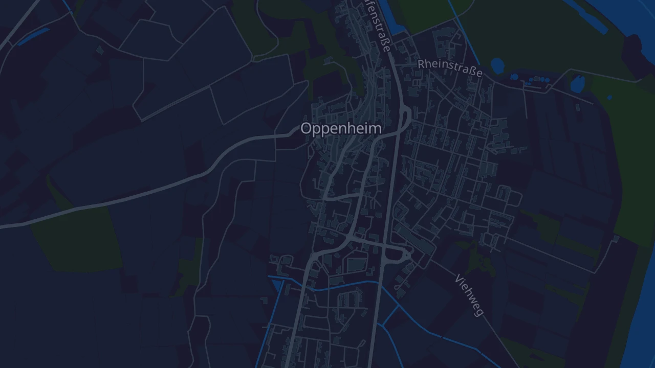 Karte von Oppenheim