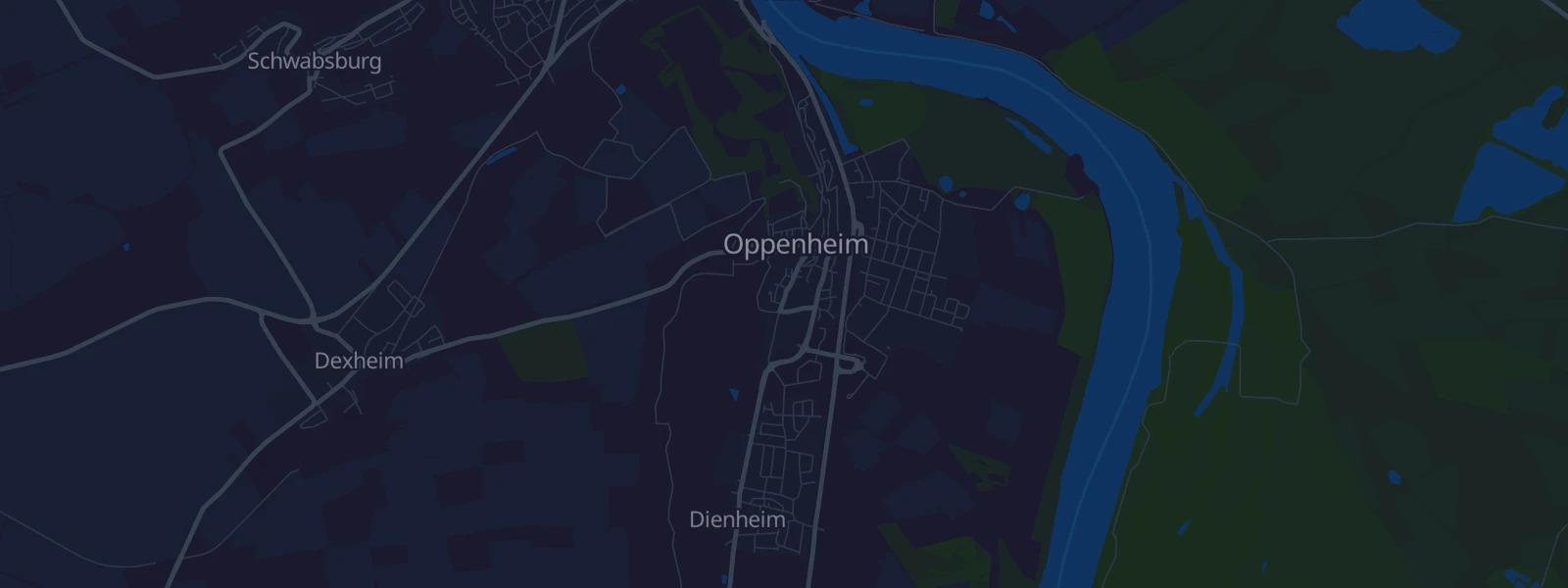 Karte von Oppenheim am Rhein