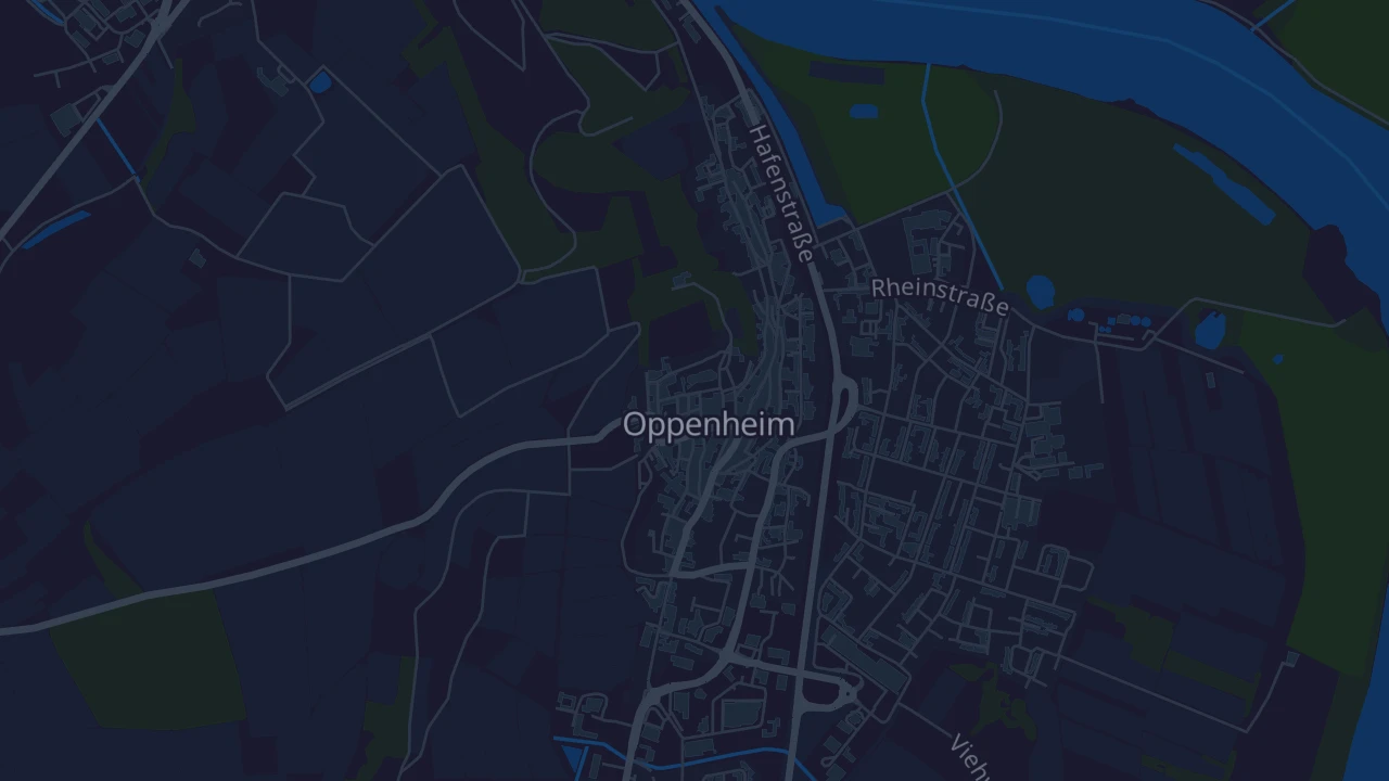 Karte von Oppenheim