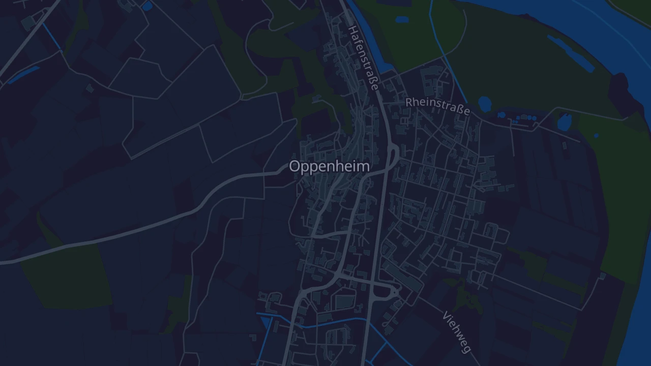 Karte von Oppenheim