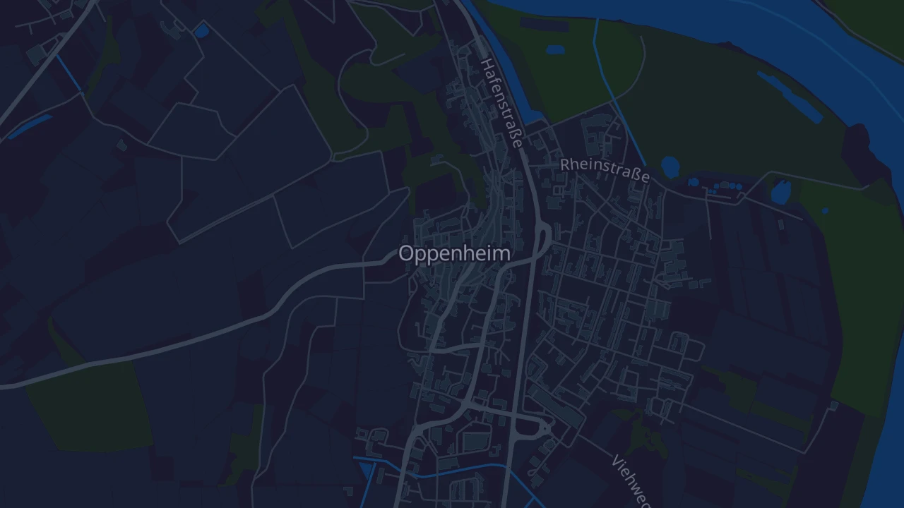Karte von Oppenheim