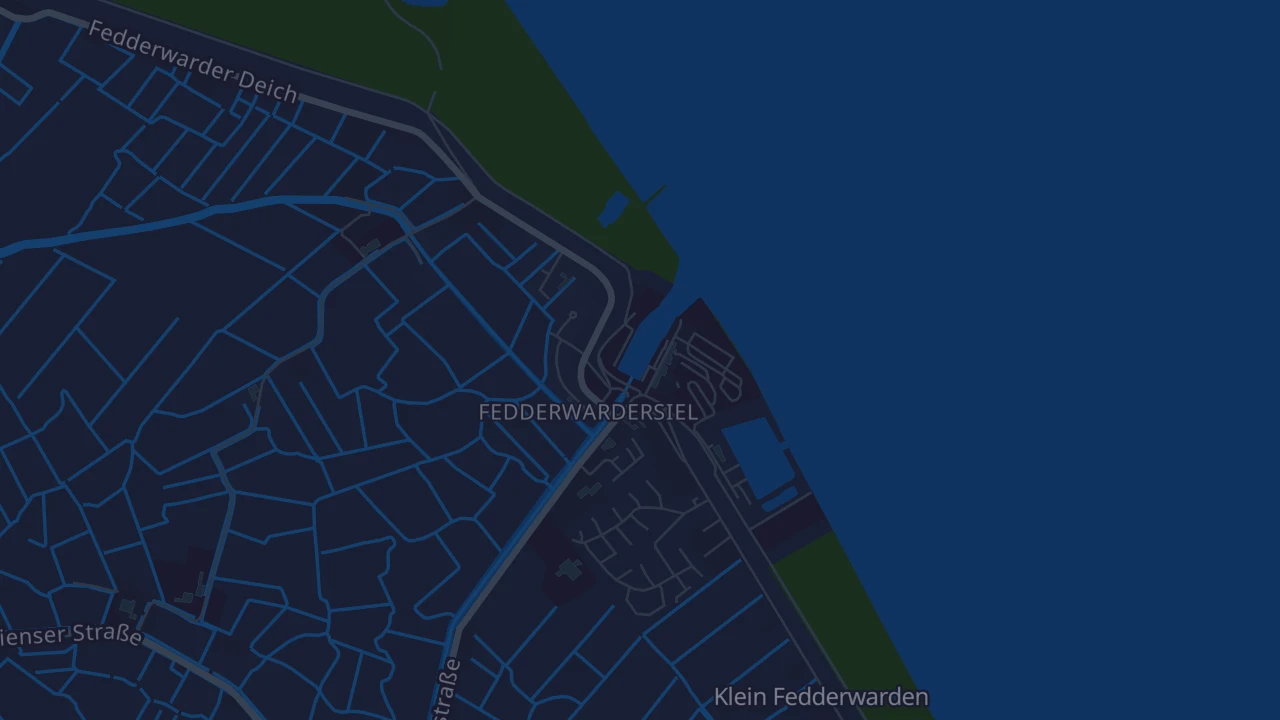 Karte von Butjadingen