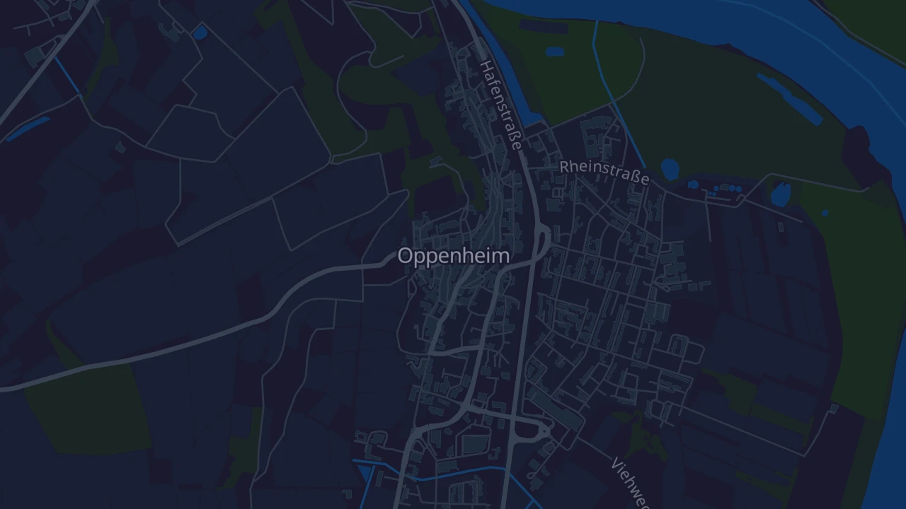 Karte von Oppenheim