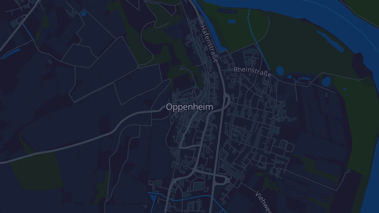Karte von Oppenheim