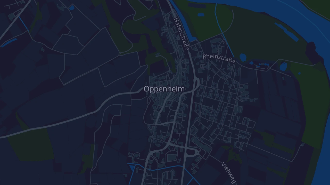 Karte von Oppenheim