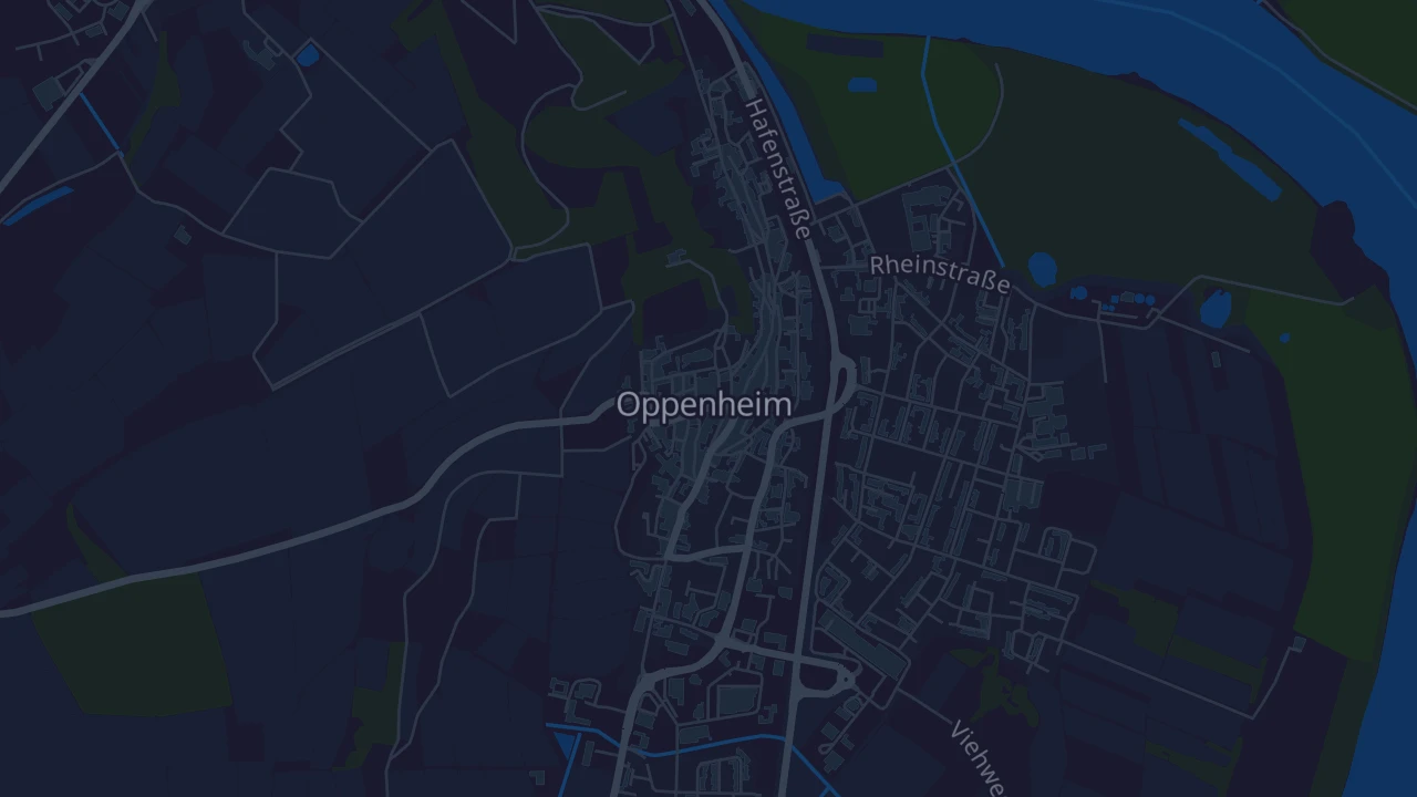 Karte von Oppenheim