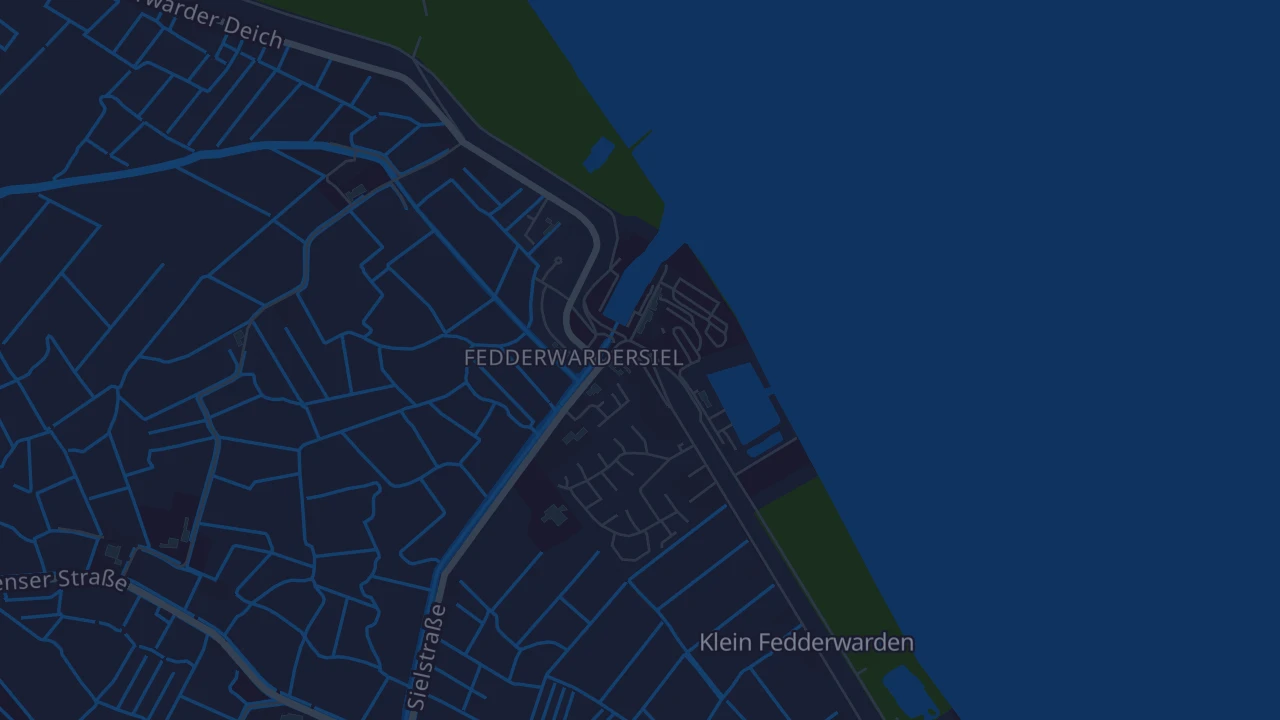 Karte von Butjadingen