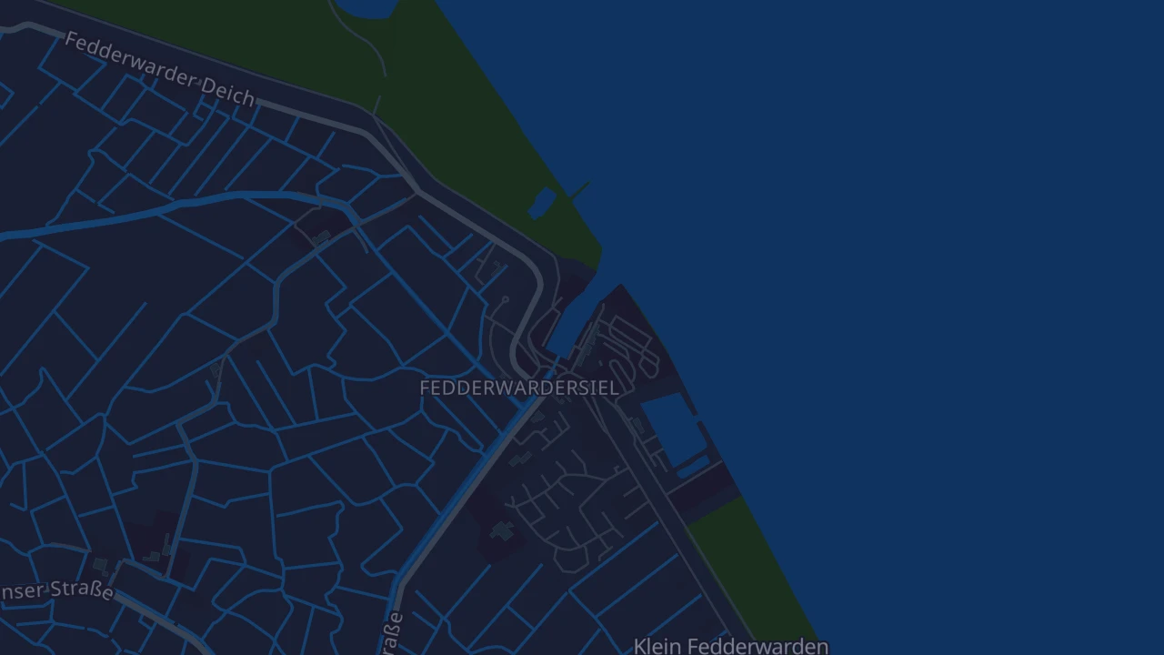 Karte von Butjadingen