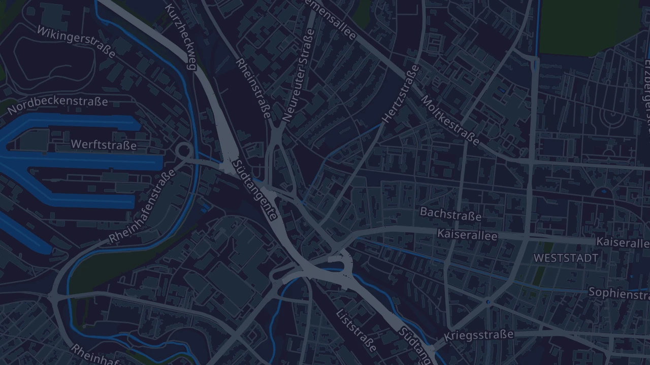 Karte von Karlsruhe