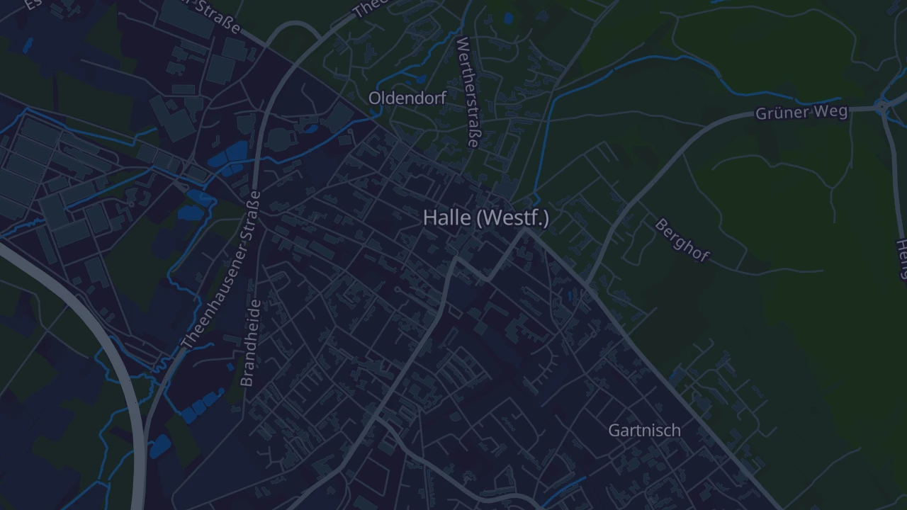 Karte von Halle (Westf.)