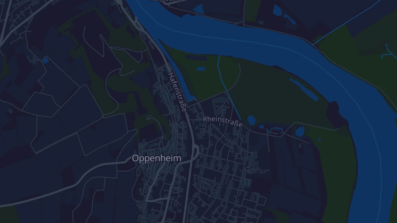 Karte von Oppenheim