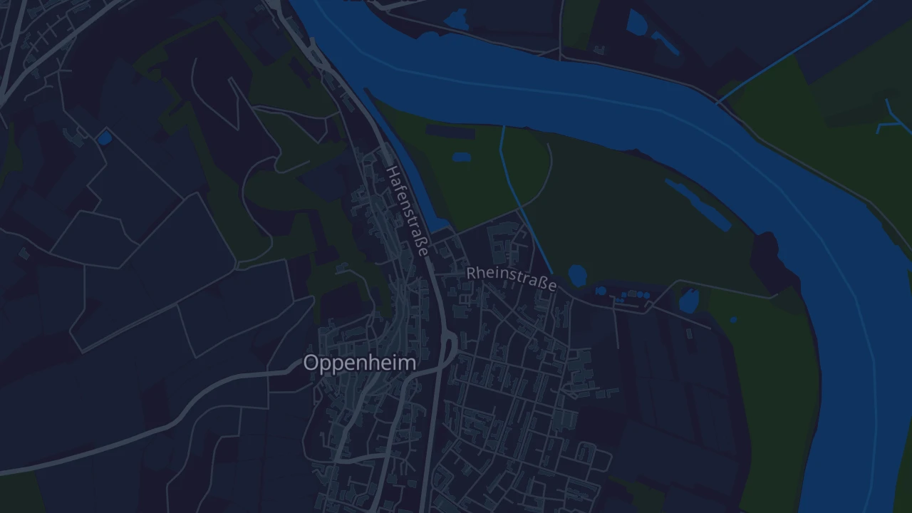 Karte von Oppenheim