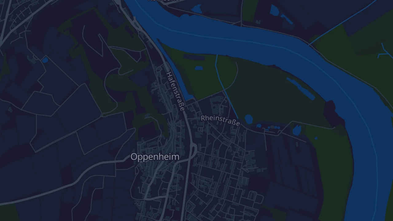 Karte von Oppenheim