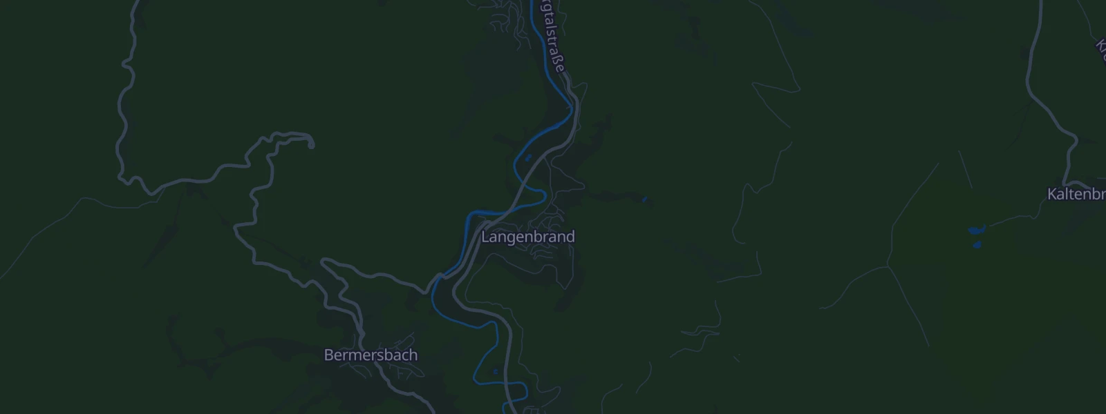 Karte von Langenbrand
