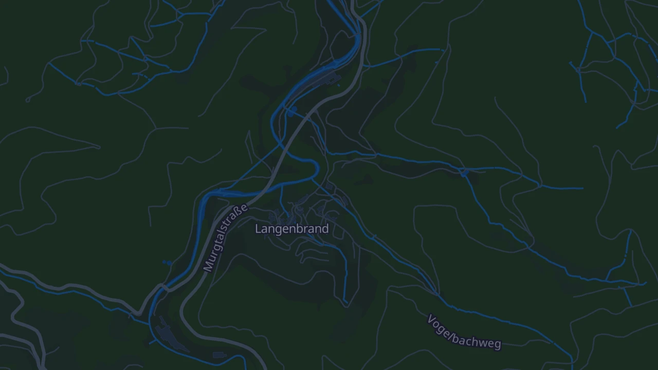 Karte von Langenbrand