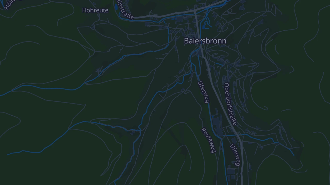 Karte von Baiersbronn