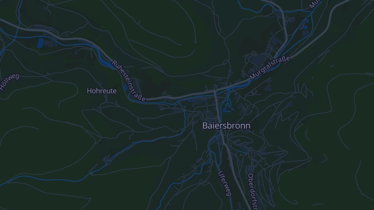 Karte von Baiersbronn
