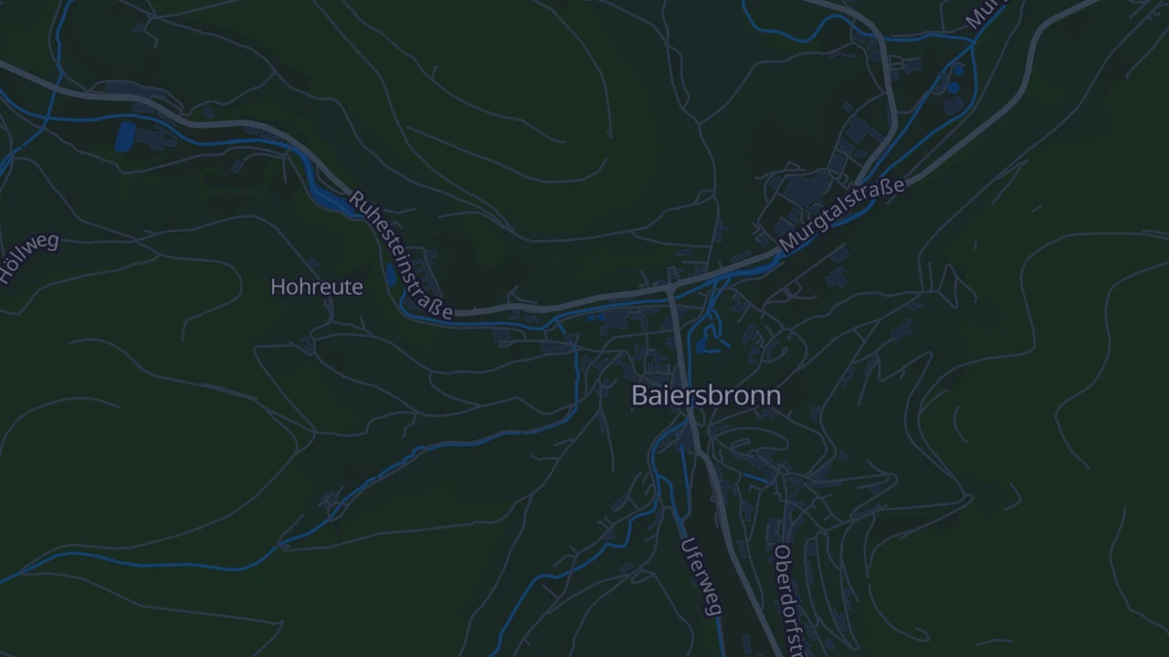 Karte von Baiersbronn