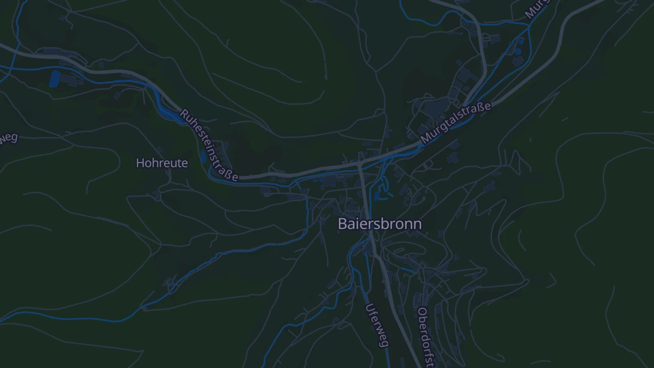 Karte von Baiersbronn