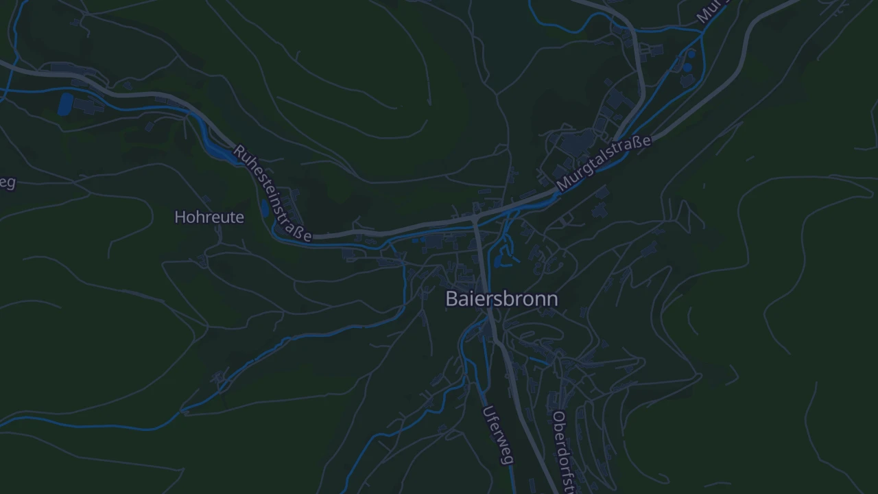 Karte von Baiersbronn