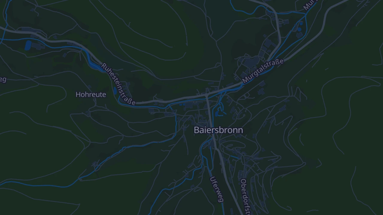 Karte von Baiersbronn