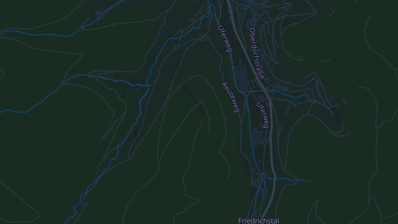 Karte von Baiersbronn