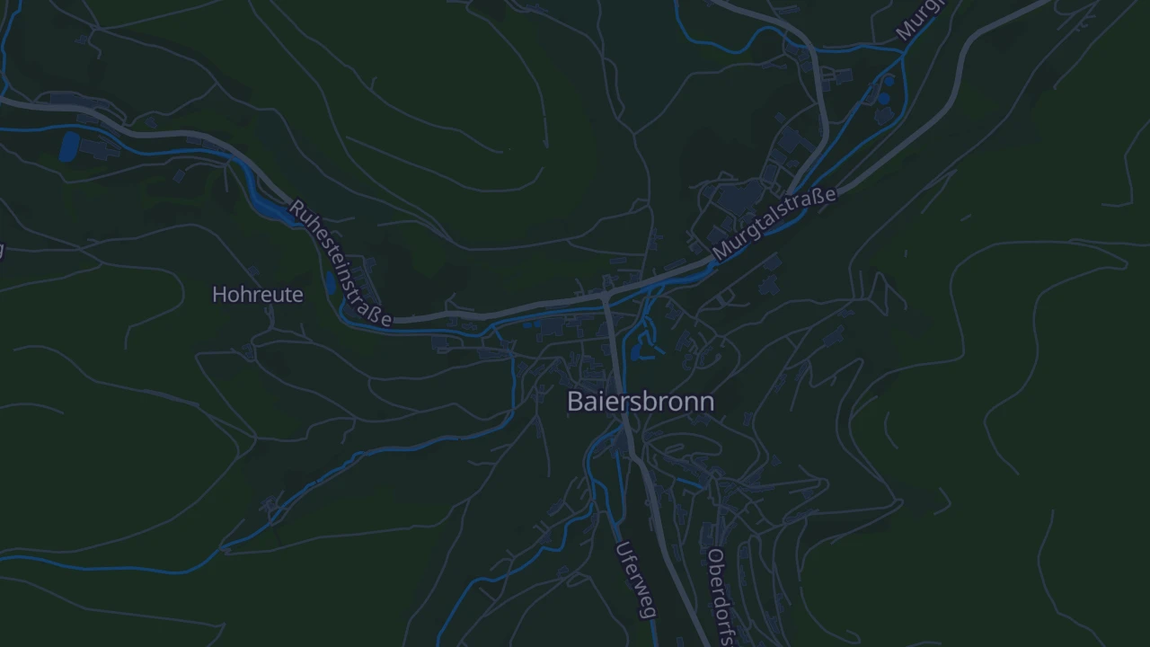 Karte von Baiersbronn