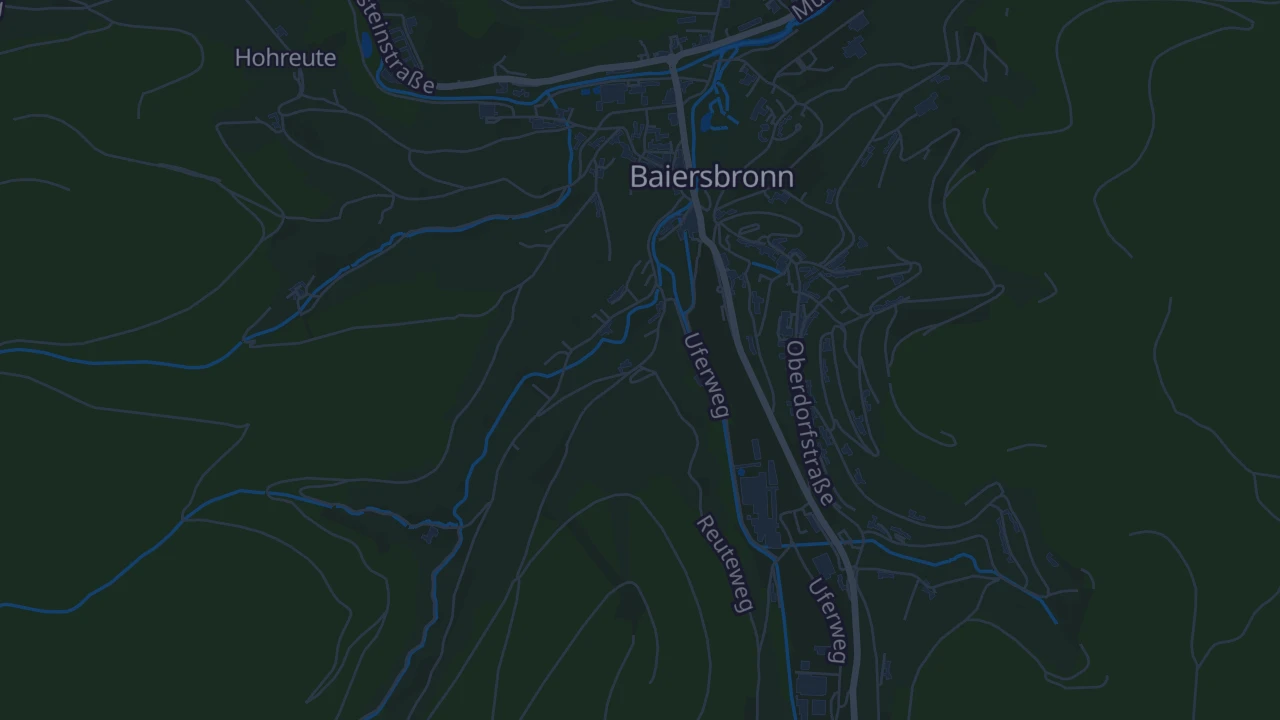 Karte von Baiersbronn