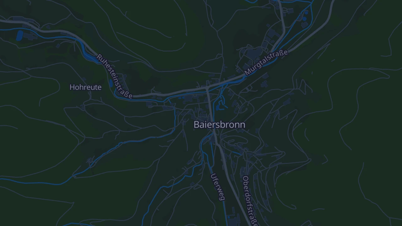 Karte von Baiersbronn