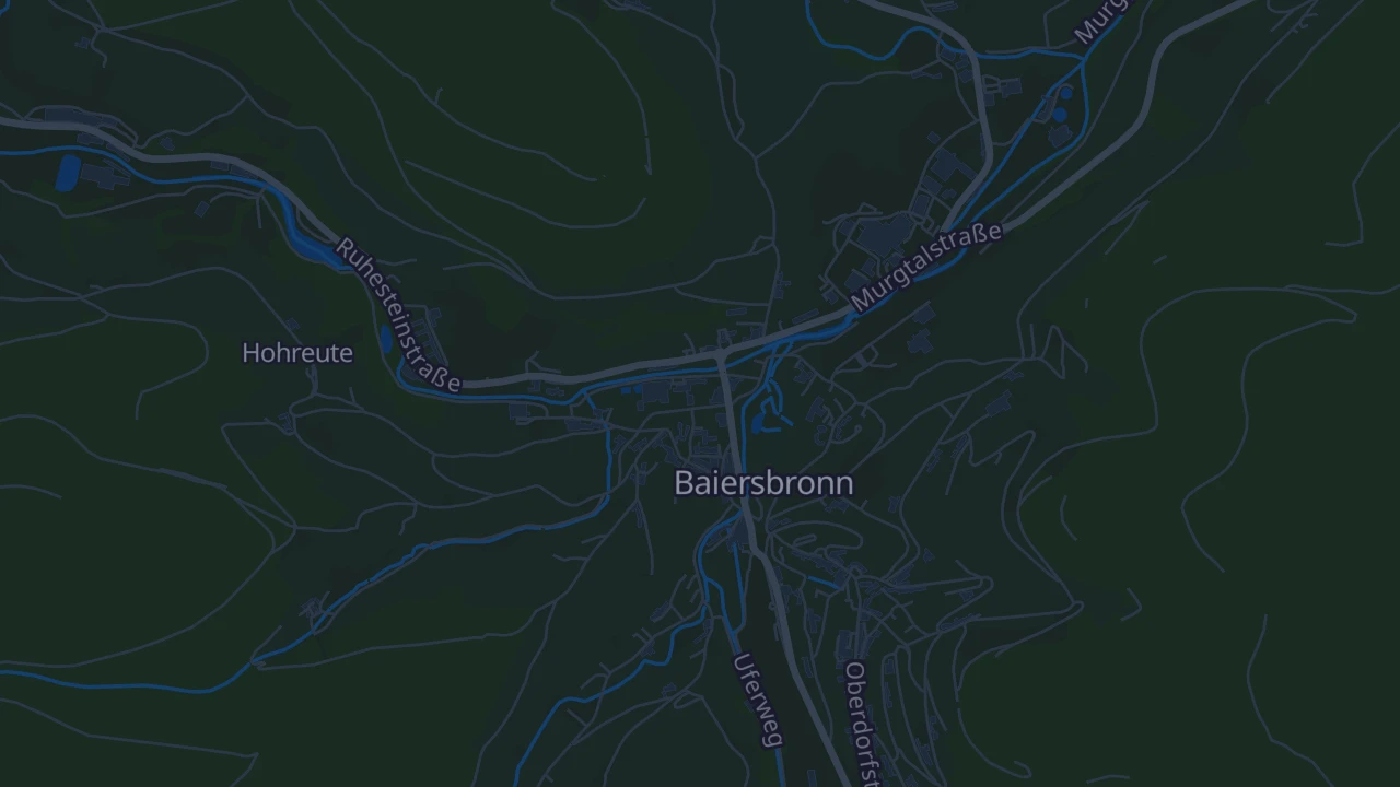 Karte von Baiersbronn