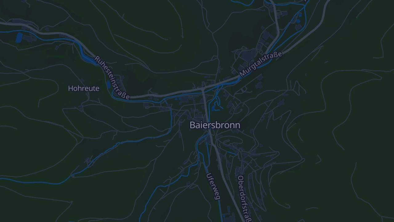 Karte von Baiersbronn
