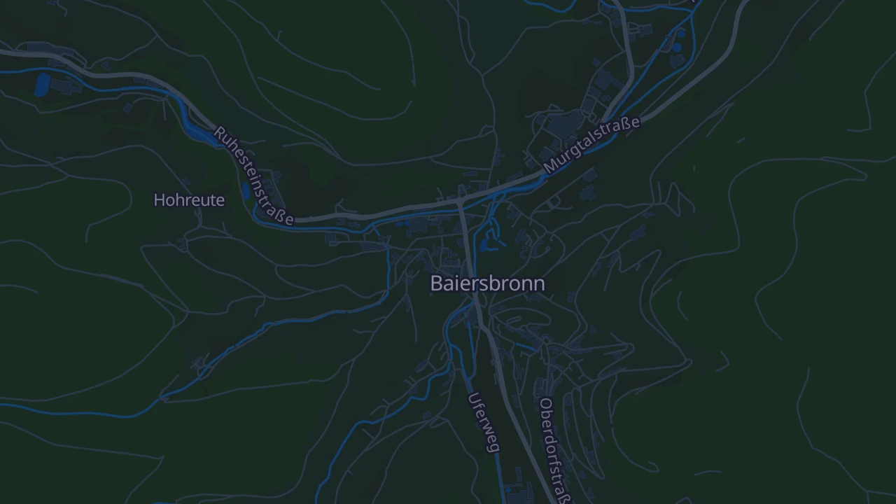 Karte von Baiersbronn