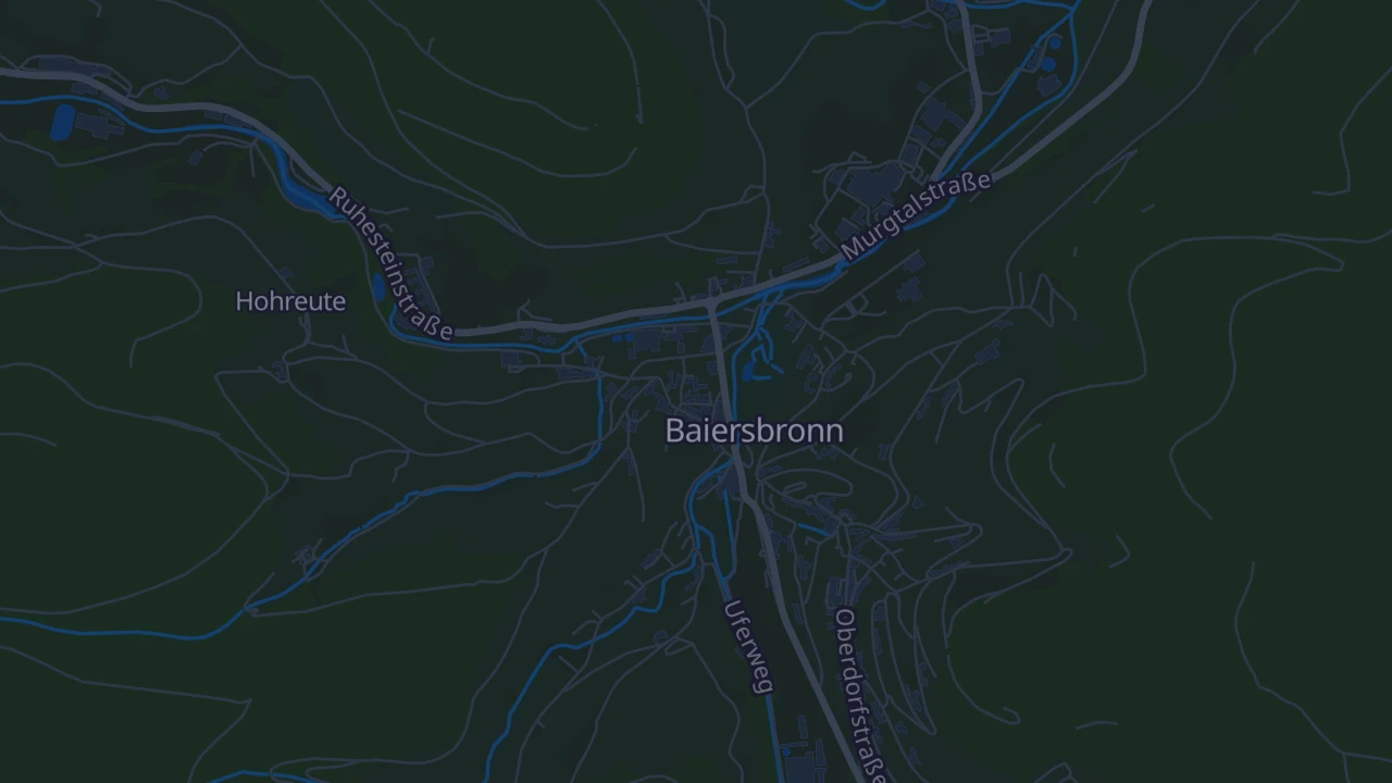 Karte von Baiersbronn