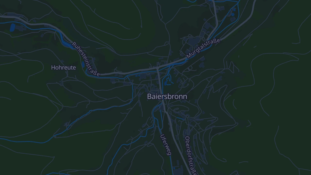 Karte von Baiersbronn