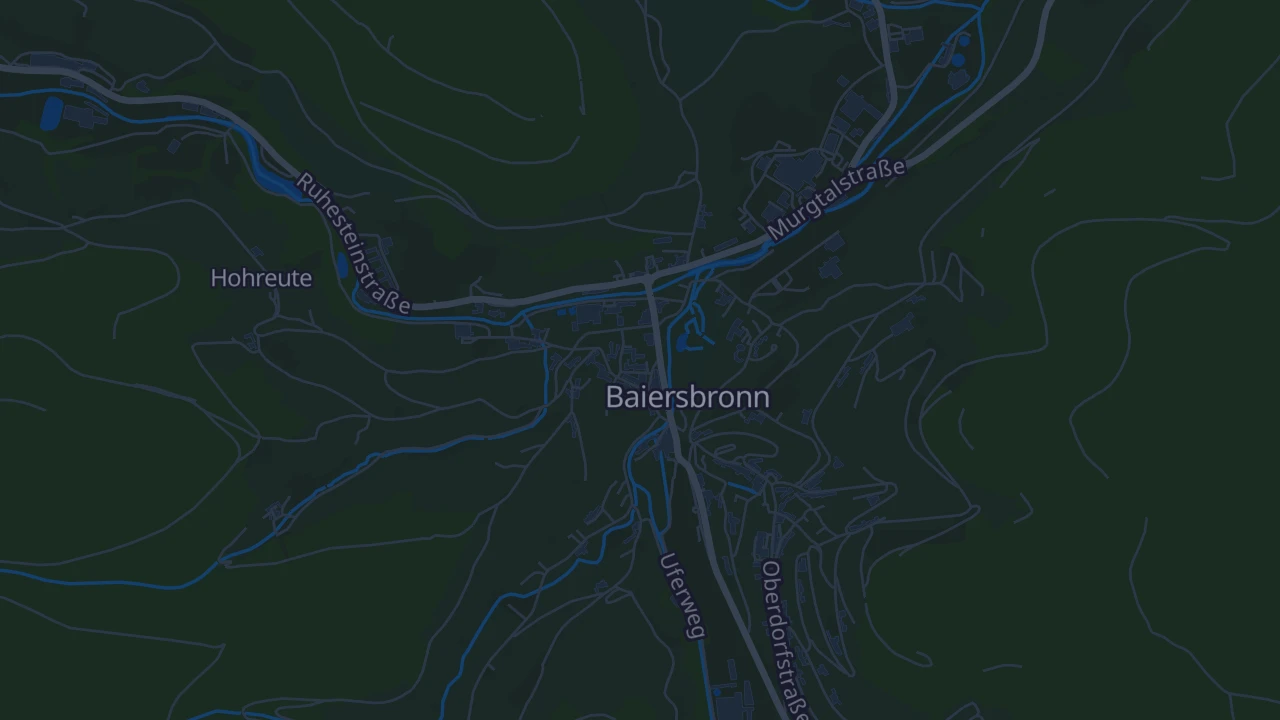 Karte von Baiersbronn
