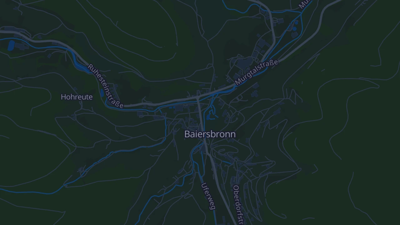 Karte von Baiersbronn