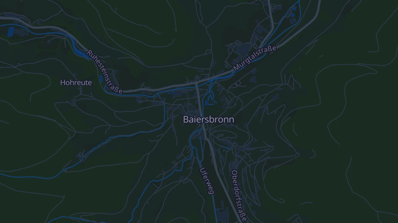Karte von Baiersbronn