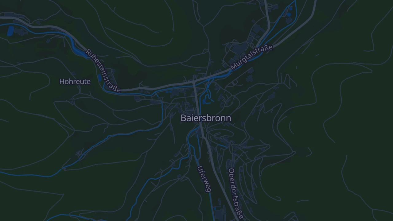 Karte von Baiersbronn